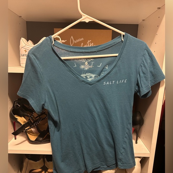 Blue salt life tshirt medium - Picture 1 of 3